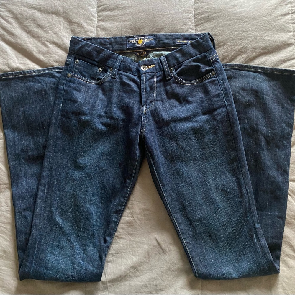 👖🍀Lucky Brand Jeans, The Sweet Jean Boot 0/25 Long👖🍀